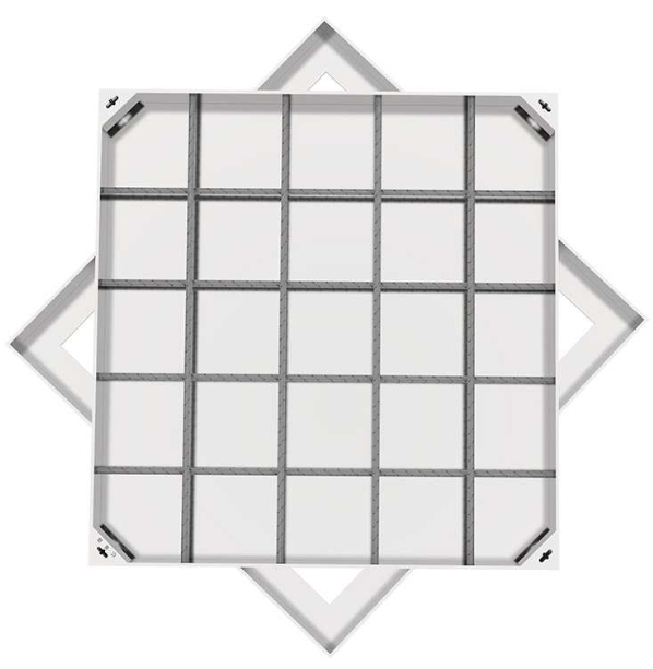 马山不锈钢方井展示